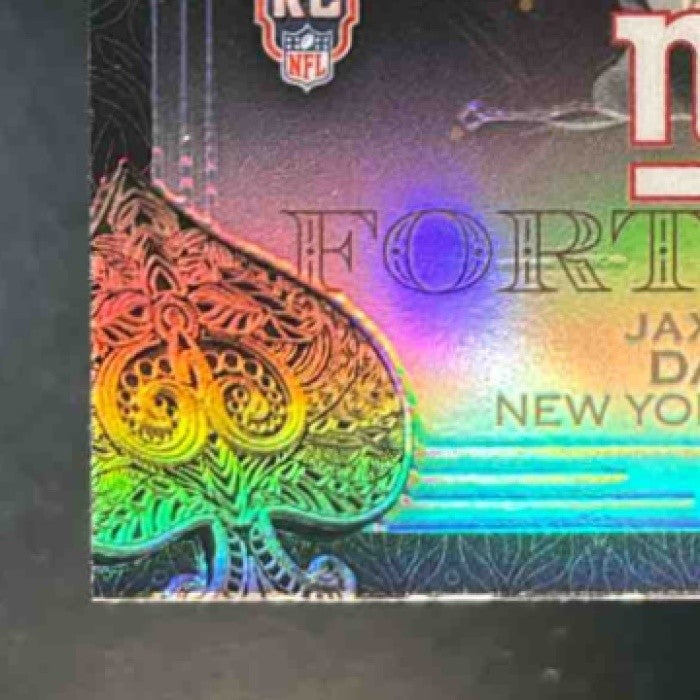 2025 Topps Chrome Jaxson Dart Fortune 15 Refractor #F15-23 RC New York Giants