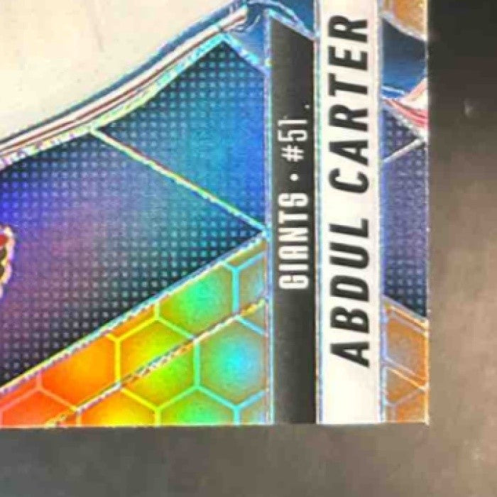2025 Panini Mosaic Abdul Carter Rookies Honeycomb Prizm #317 RC New York Giants