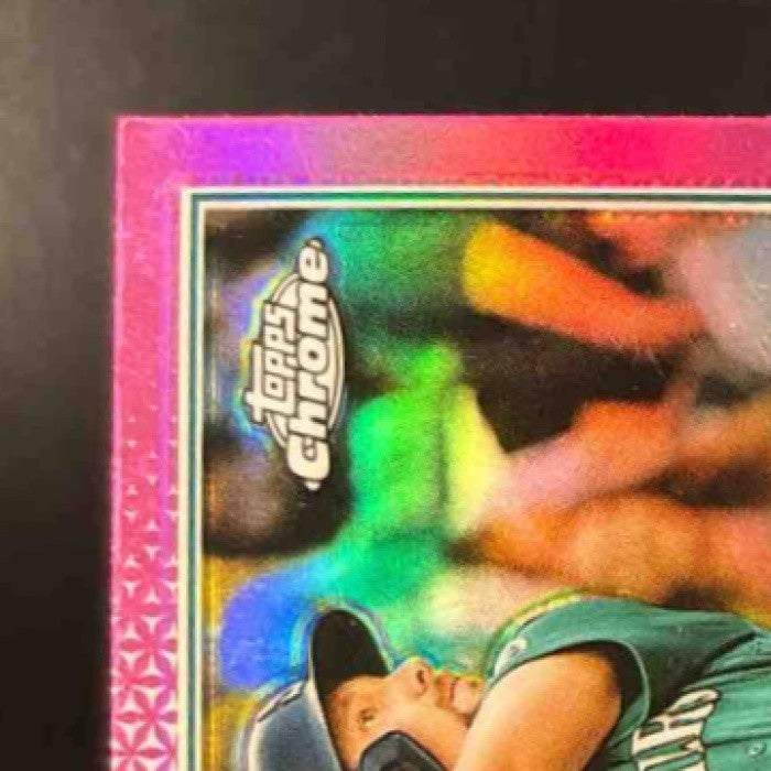 2022 Topps Chrome Cal Raleigh Pink Refractor #149 RC Seattle Mariners