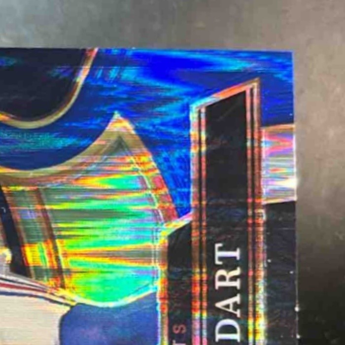 2025 Panini Select Jaxson Dart Red and Blue Prizm Shock #93 RC New York Giants