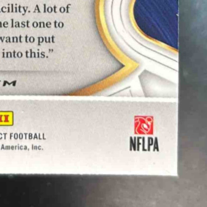 2025 Panini Select Jaxson Dart Red and Blue Prizm Shock #93 RC New York Giants