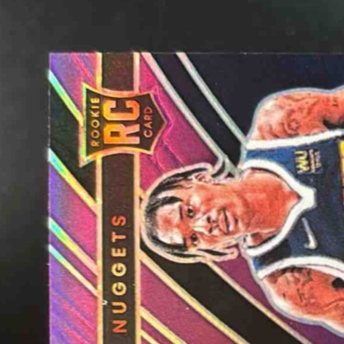 2021-22 Panini Select Bones Hyland Patch Auto Purple /99 RC Denver Nuggets