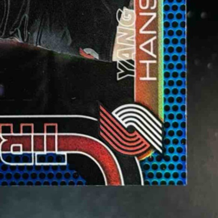 2025-26 Topps Chrome Yang Hansen Blue Basketball /150 #266 RC Trail Blazers