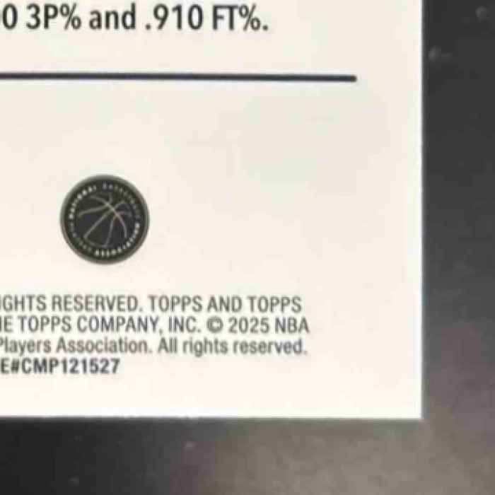 2025-26 Topps Chrome Kon Knueppel #254 RC Charlotte Hornets