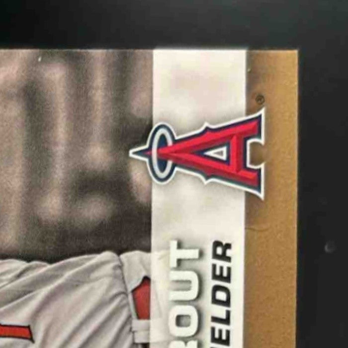 2021 Topps Update Mike Trout Major League Material Relics Gold /50 MEM Angels