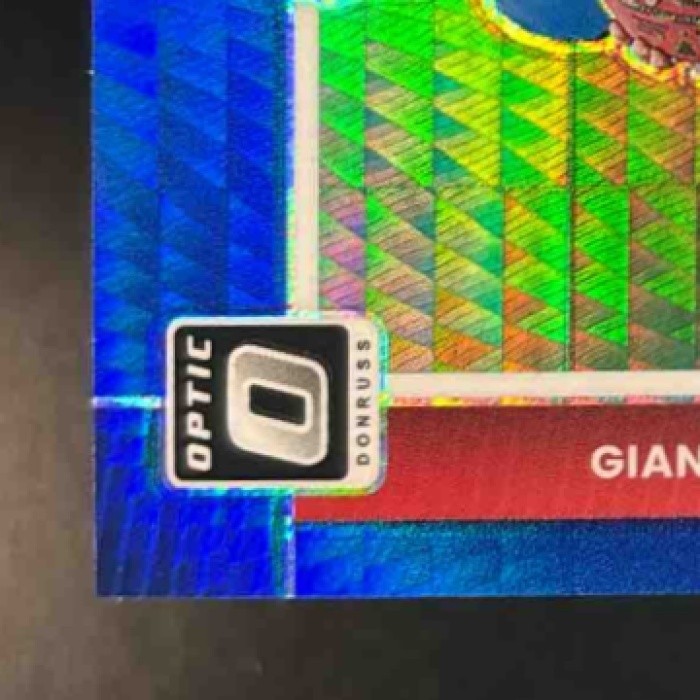 2025 Donruss Optic Jaxson Dart Rookie Phenoms Blue Hyper RC MEM New York Giants