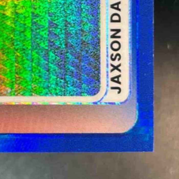 2025 Donruss Optic Jaxson Dart Rookie Phenoms Blue Hyper RC MEM New York Giants