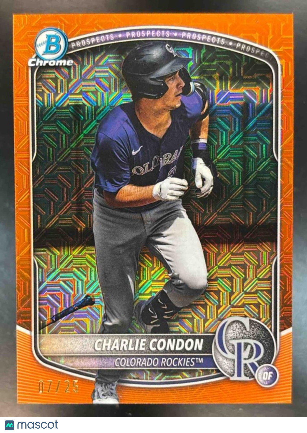 2025 Bowman Chrome Mega Box Charlie Condon Prospects Orange Mojo /25 #BCP-248