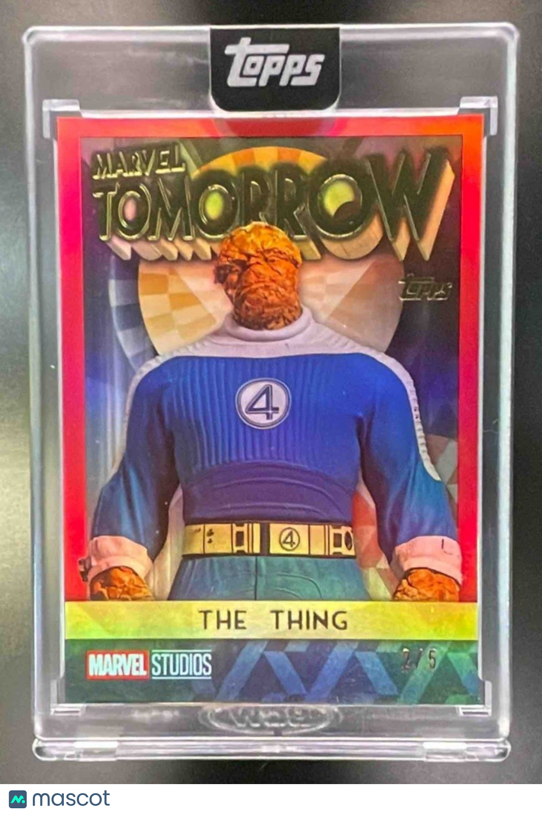 2025 Topps Marvel The Collector Thing #MT-21 Tomorrow Red 2/5