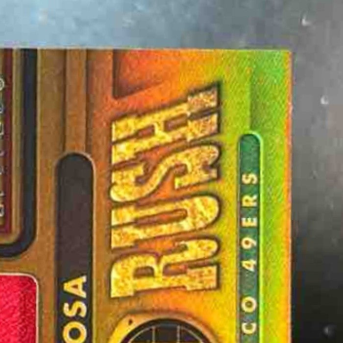 2023 Panini Gold Standard Nick Bosa Rush /299 #GR-NB MEM San Francisco 49ers