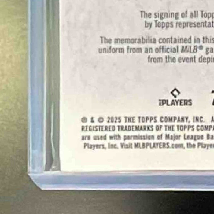 2025 Topps Pro Debut Marcelo Mayer Jumbo Auto Relics Chrome Gold Refractor /50