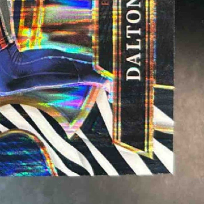 2025 Panini Select Dalton Kincaid Concourse Zebra Prizm #85 Buffalo Bills