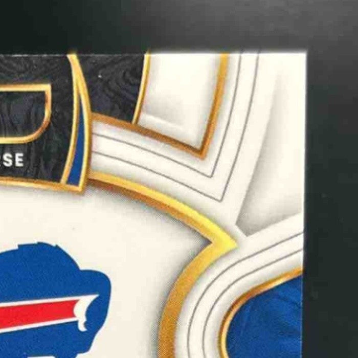 2025 Panini Select Dalton Kincaid Concourse Zebra Prizm #85 Buffalo Bills