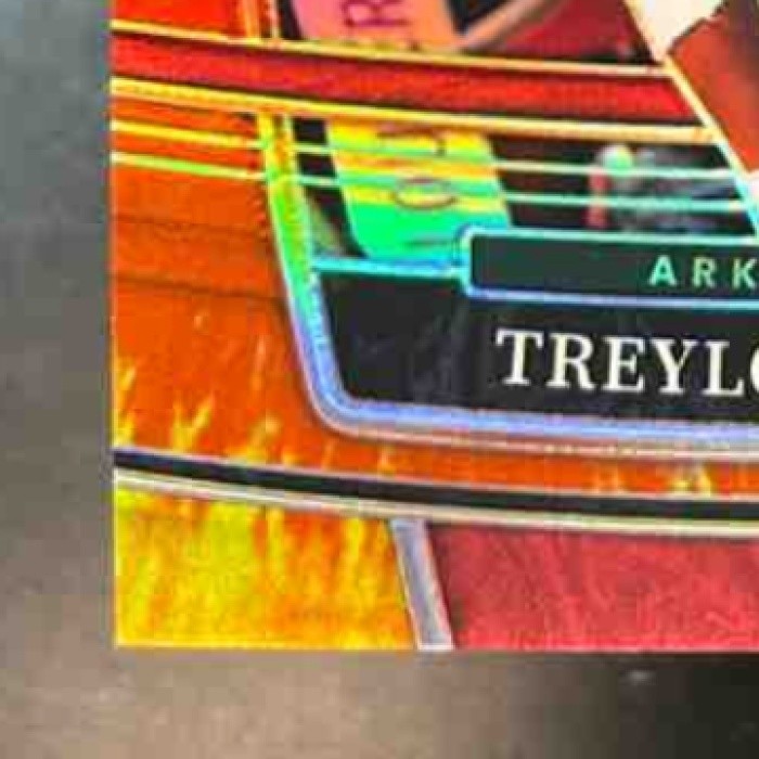 2022 Panini Select Draft Picks Treylon Burks Tye Die 1/25 #6 RC Razorbacks