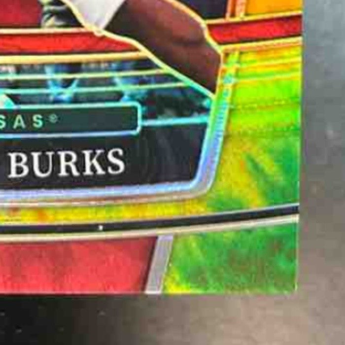 2022 Panini Select Draft Picks Treylon Burks Tye Die 1/25 #6 RC Razorbacks