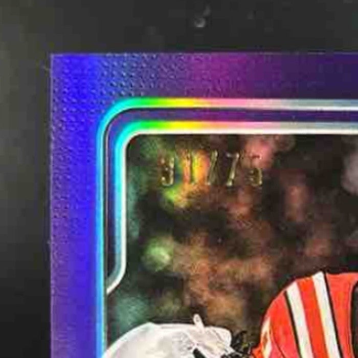 2025 Bowman Chrome University Quincy Porter Prospect Auto Purple /75 Buckeyes