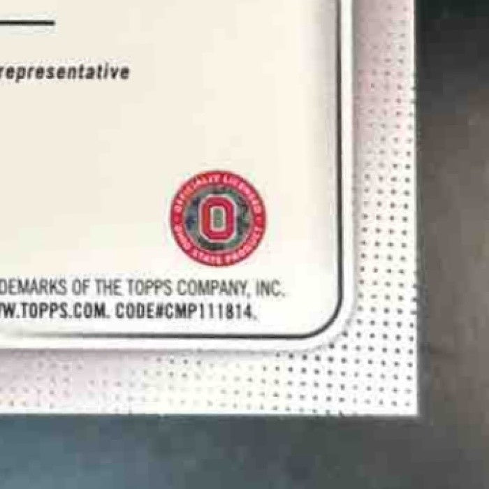 2025 Bowman Chrome University Quincy Porter Prospect Auto Purple /75 Buckeyes
