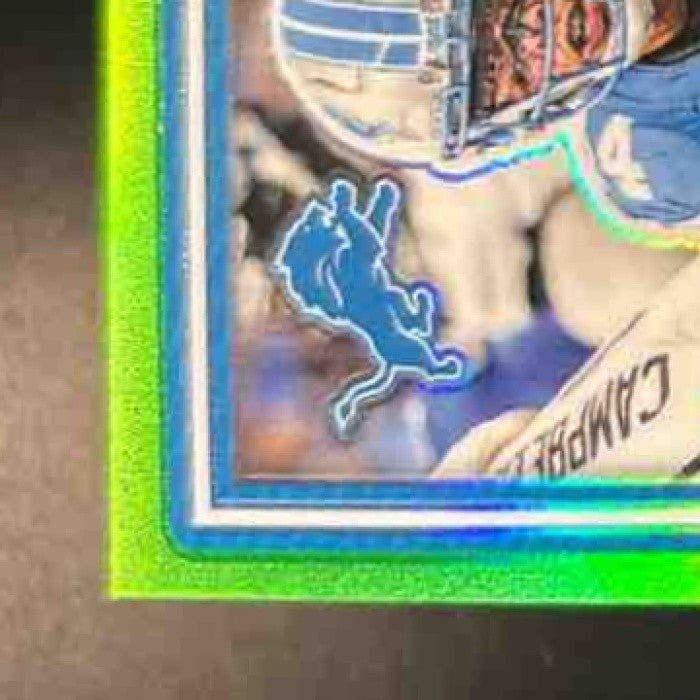 2025 Panini Donruss Optic Amon-Ra St. Brown Neon Green /199 #63 Detroit Lions