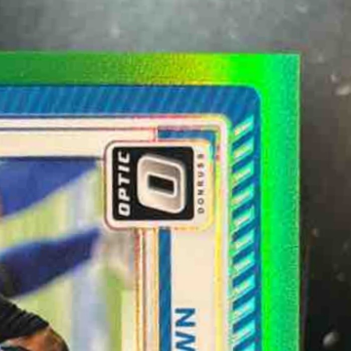 2025 Panini Donruss Optic Amon-Ra St. Brown Neon Green /199 #63 Detroit Lions