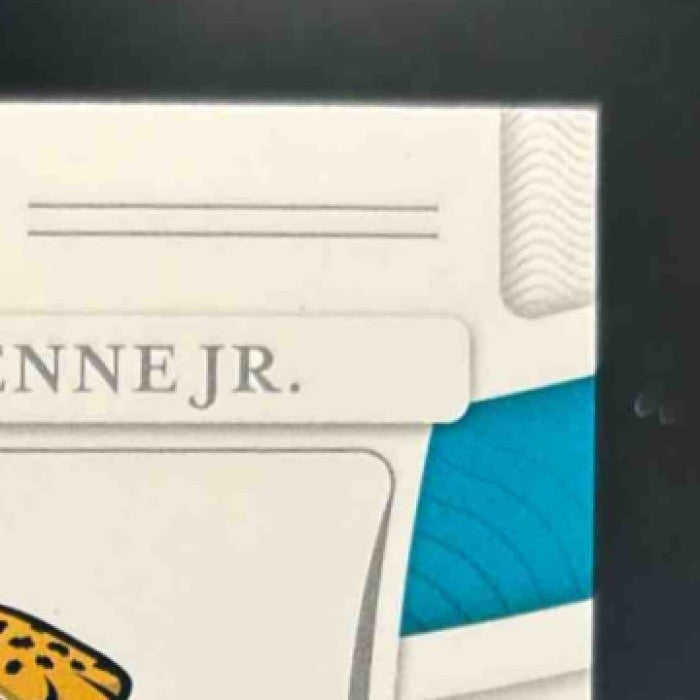 2021 National Treasures Travis Etienne Jr. /99 #169 Rookie Patch Auto RC Jaguars