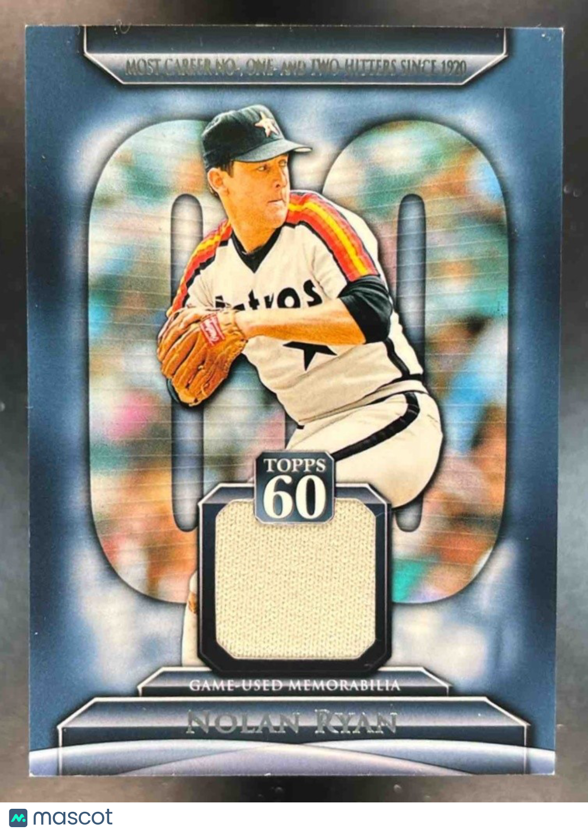 2011 Topps Nolan Ryan 60 Relics #T60R-NR MEM Houston Astros