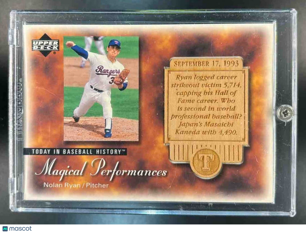 2003 Upper Deck Nolan Ryan Magical Performances #MP32 Texas Rangers