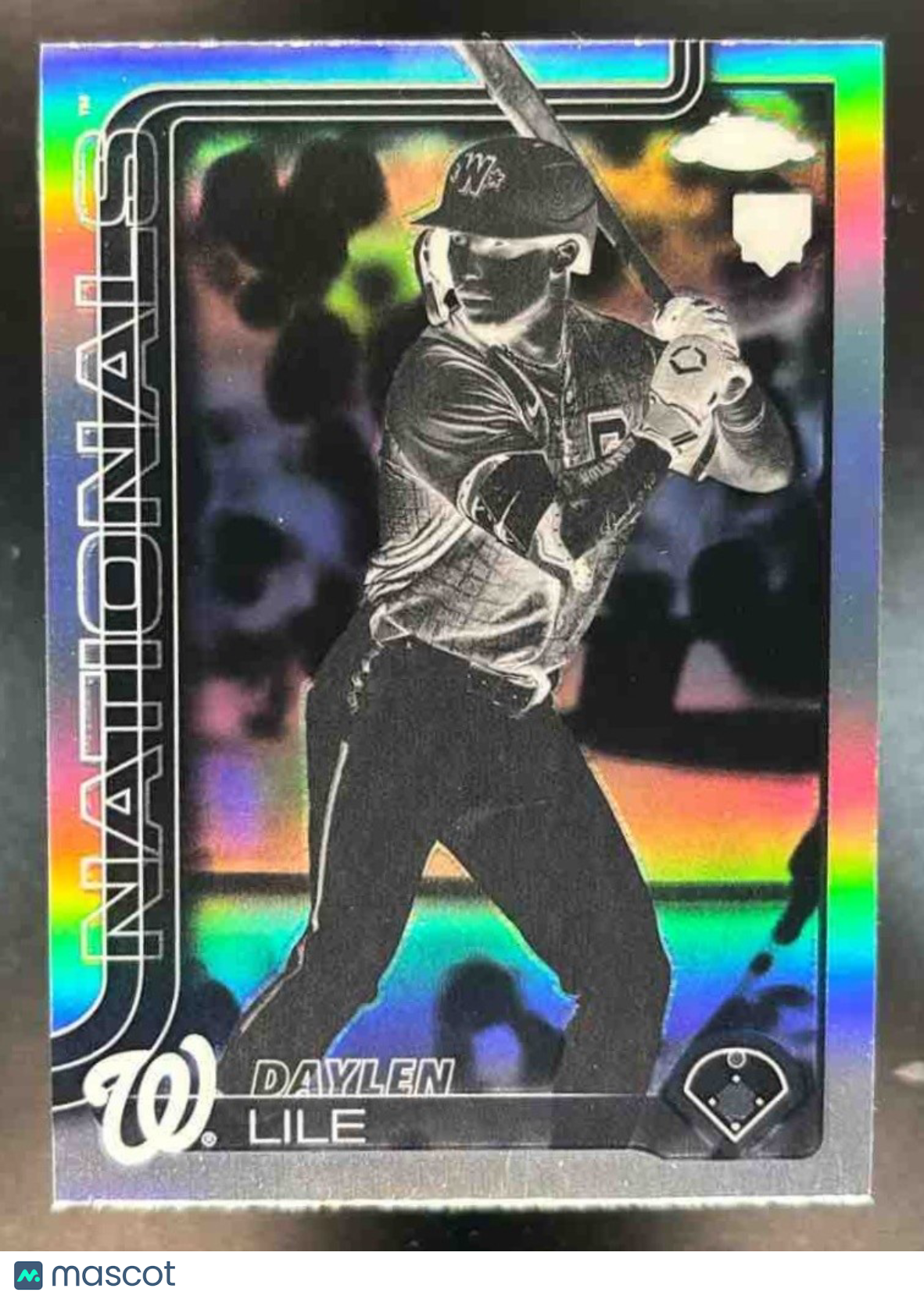 2025 Topps Chrome Update Daylen Lile Negative #USC146 RC Washington Nationals