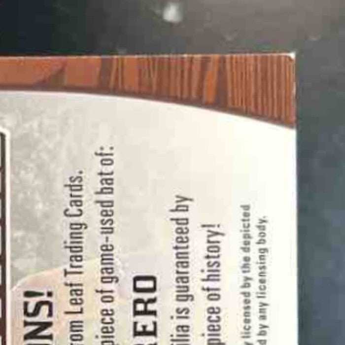 2024 Leaf Lumber Vladimir Guerrero Signature Sticks Pewter /5 #SS-VG1 Auto