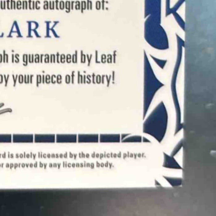 2023 Leaf Bronx Legacy Jack Clark Auto Blue /3