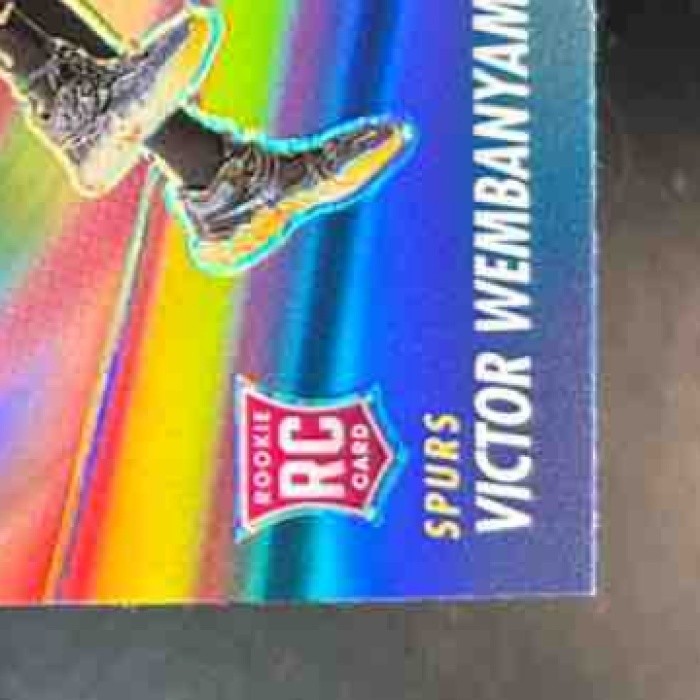 2023-24 Panini Hoops Premium Stock Victor Wembanyama Hoopla #5 RC Spurs