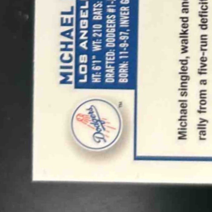 2023 Topps Chrome Update Michael Busch Prism #USC204 RC Los Angeles Dodgers