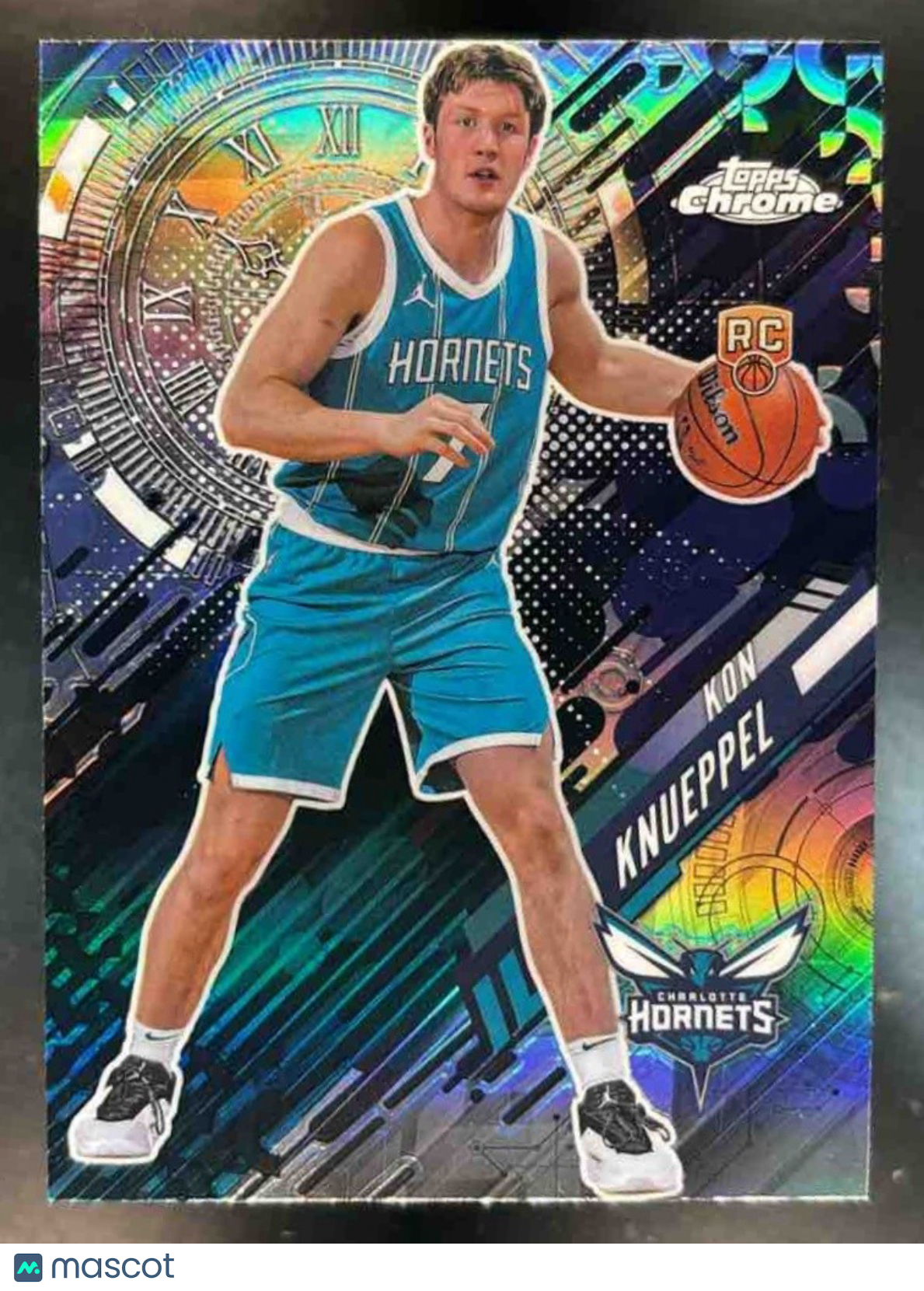 2025-26 Topps Chrome Kon Knueppel Go Time Refractor #GT-19 RC Charlotte Hornets