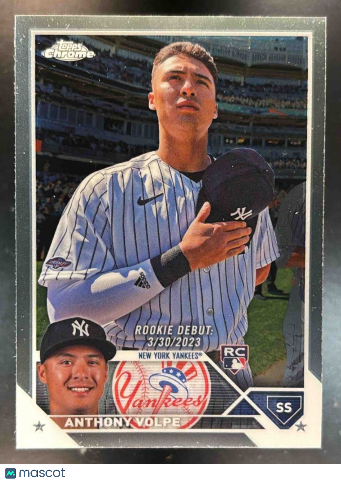 2023 Topps Chrome Update Anthony Volpe #USC35 RC New York Yankees