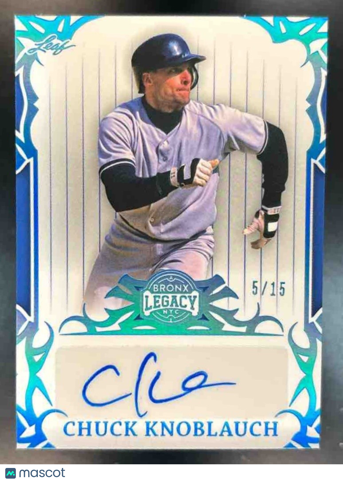 2023 Leaf Bronx Legacy Chuck Knoblauch Auto Teal /15