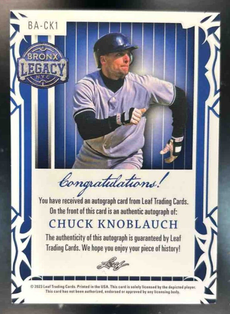 2023 Leaf Bronx Legacy Chuck Knoblauch Auto Teal /15