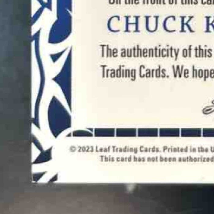 2023 Leaf Bronx Legacy Chuck Knoblauch Auto Teal /15