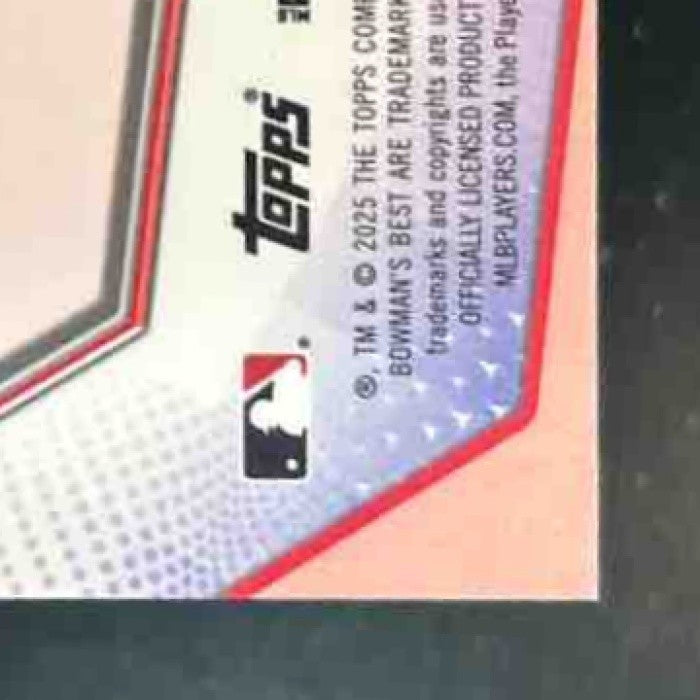 2025 Bowman's Best Drake Baldwin Orange Refractor /25 #60 RC Atlanta Braves
