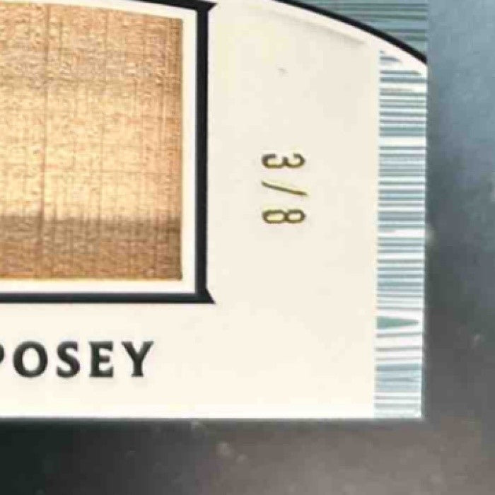 2024 Leaf Lumber Buster Posey Game Used Platinum /8 #GUL-12 MEM