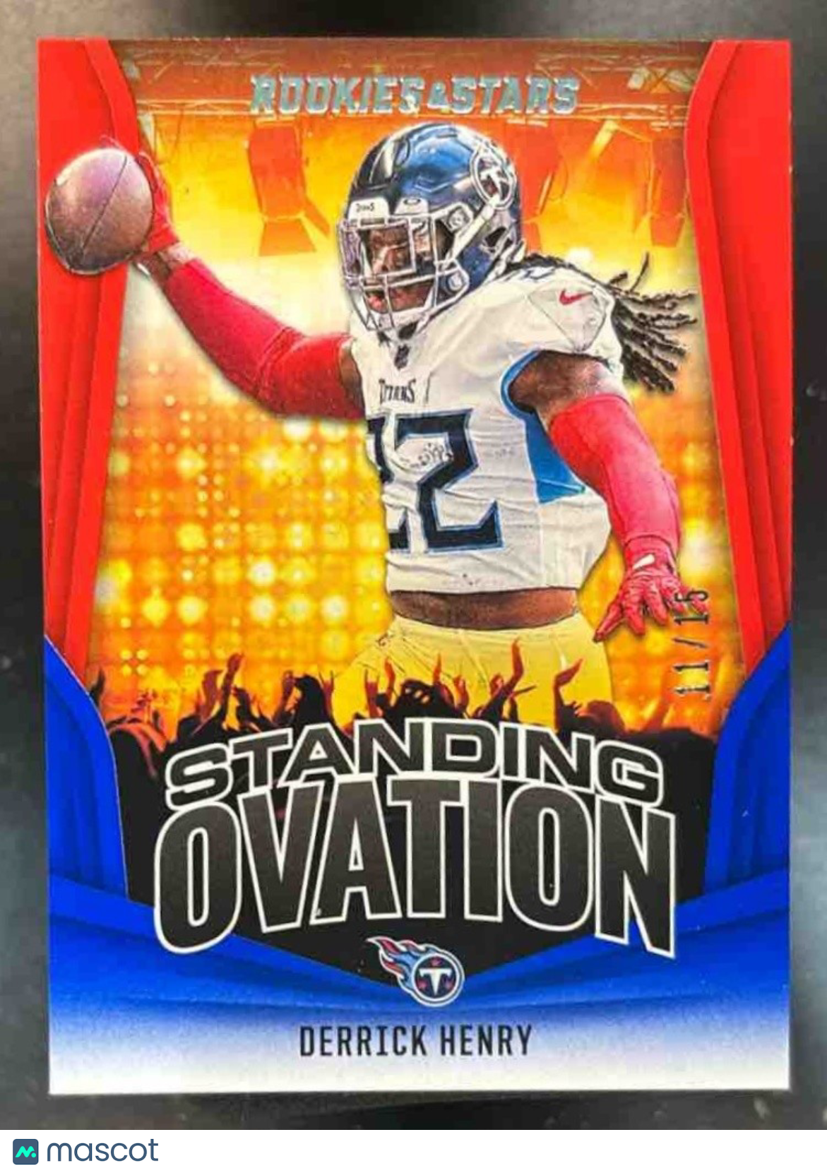 2023 Panini Rookies & Stars Derrick Henry Standing Ovation Red and Blue /15