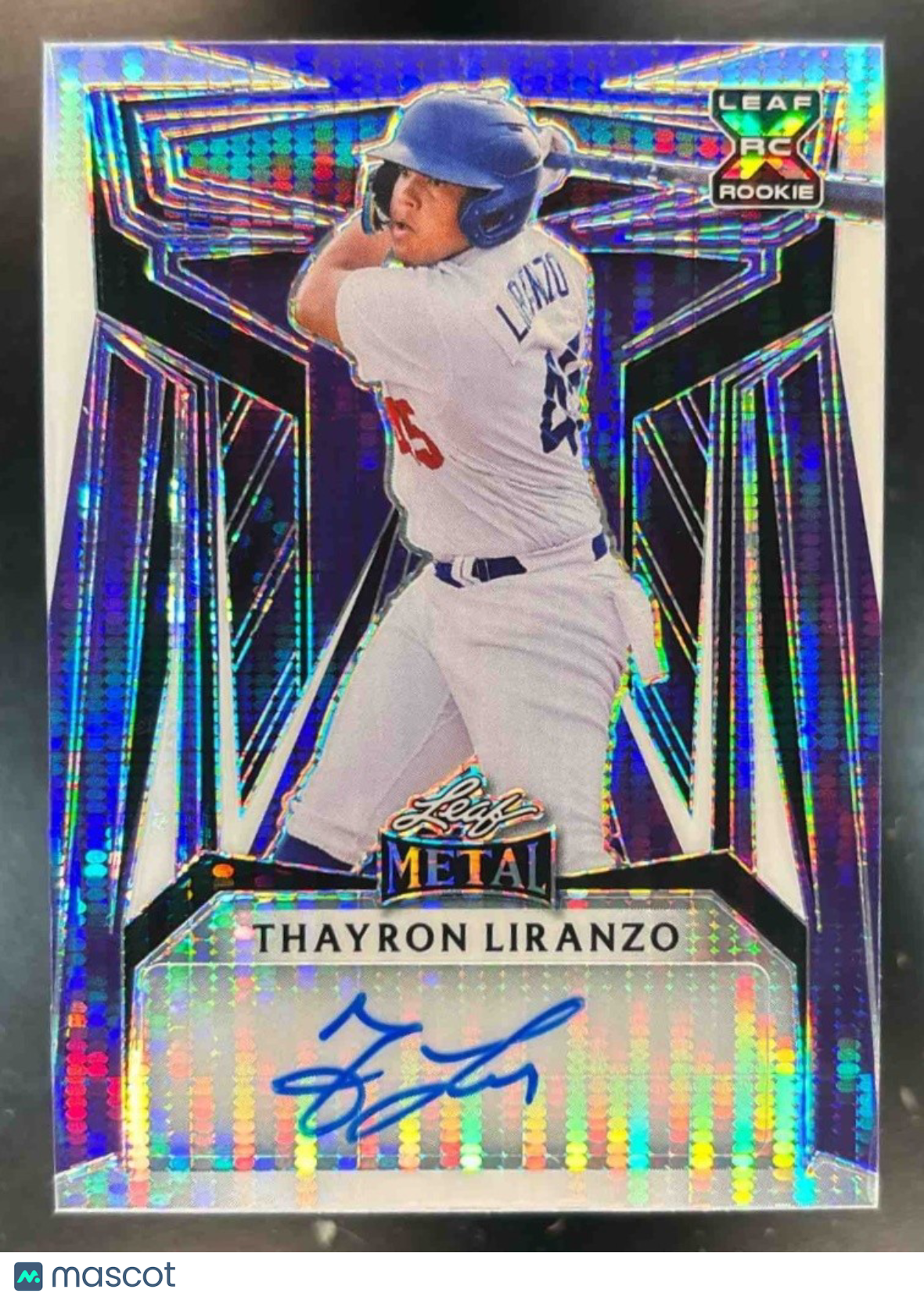 2023 Leaf Metal Thayron Liranzo Auto /4 #BA-TL1