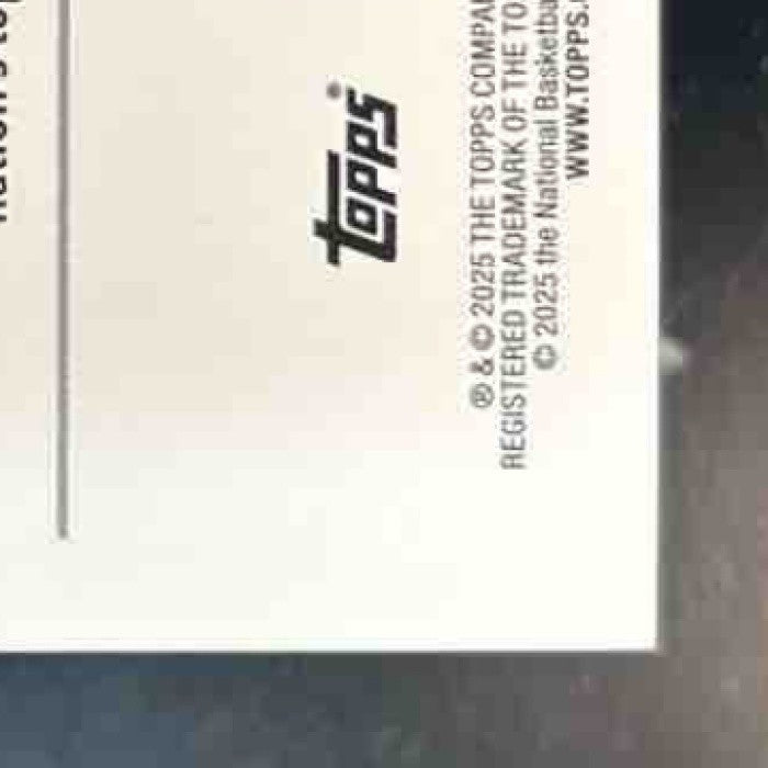 2025-26 Topps Chaz Lanier Flash Drop /50 #238 Detroit Pistons
