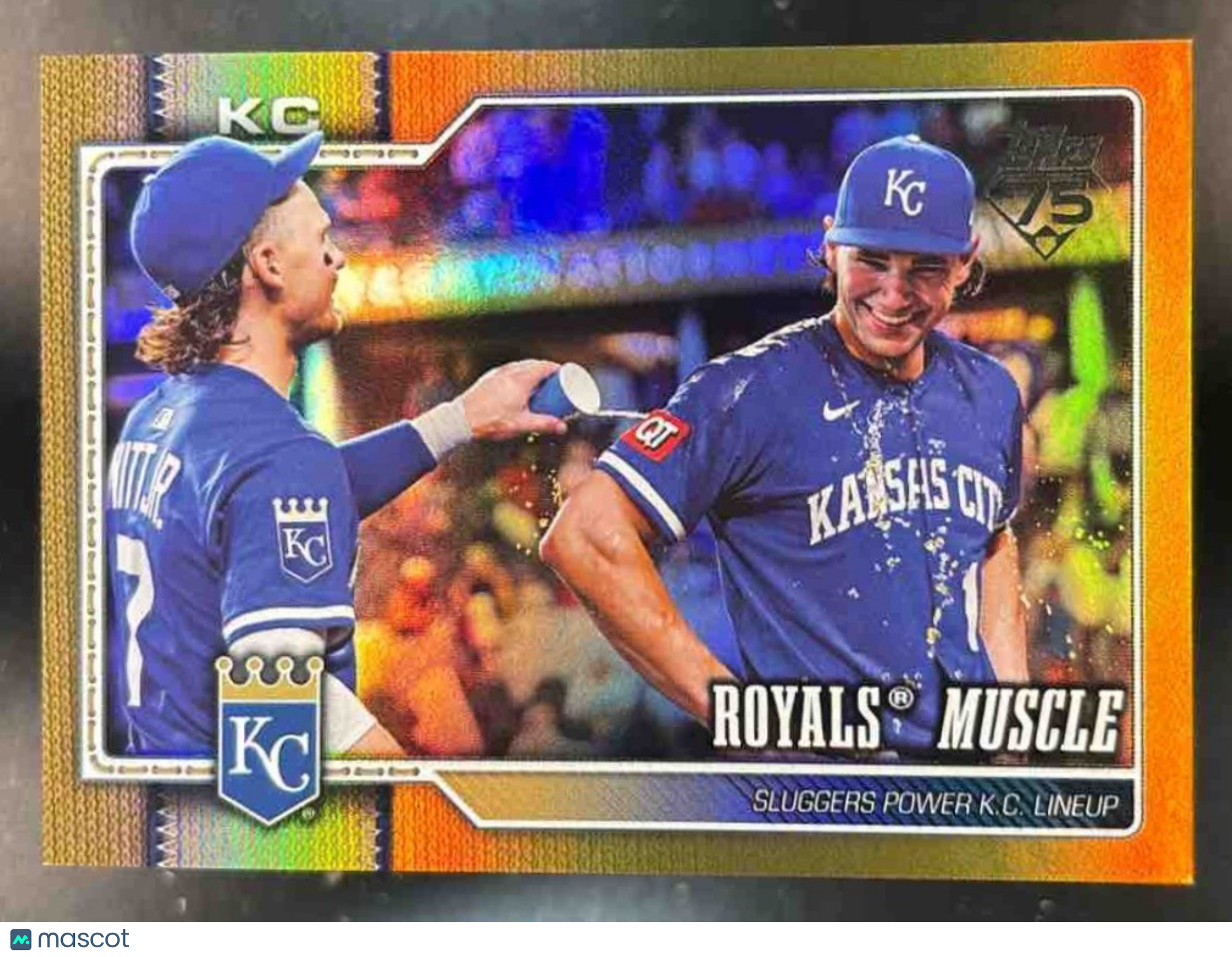 2026 Topps Royals Muscle Gold Rainbow Foil /50 #236 Kansas City