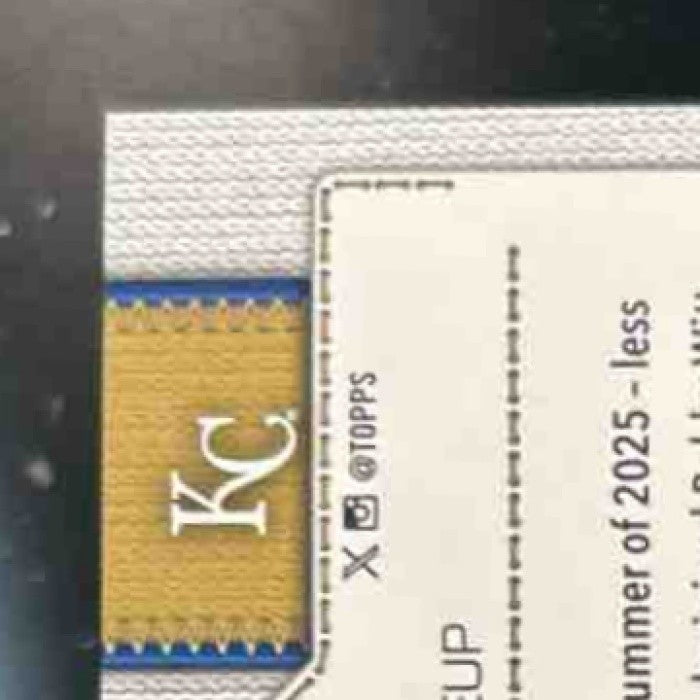 2026 Topps Royals Muscle Gold Rainbow Foil /50 #236 Kansas City