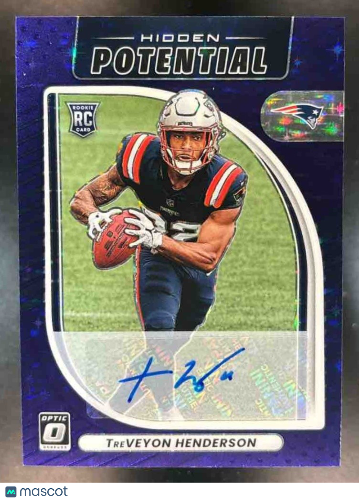 2025 Donruss Optic TreVeyon Henderson Hidden Potential Auto Purple Stars /25 RC