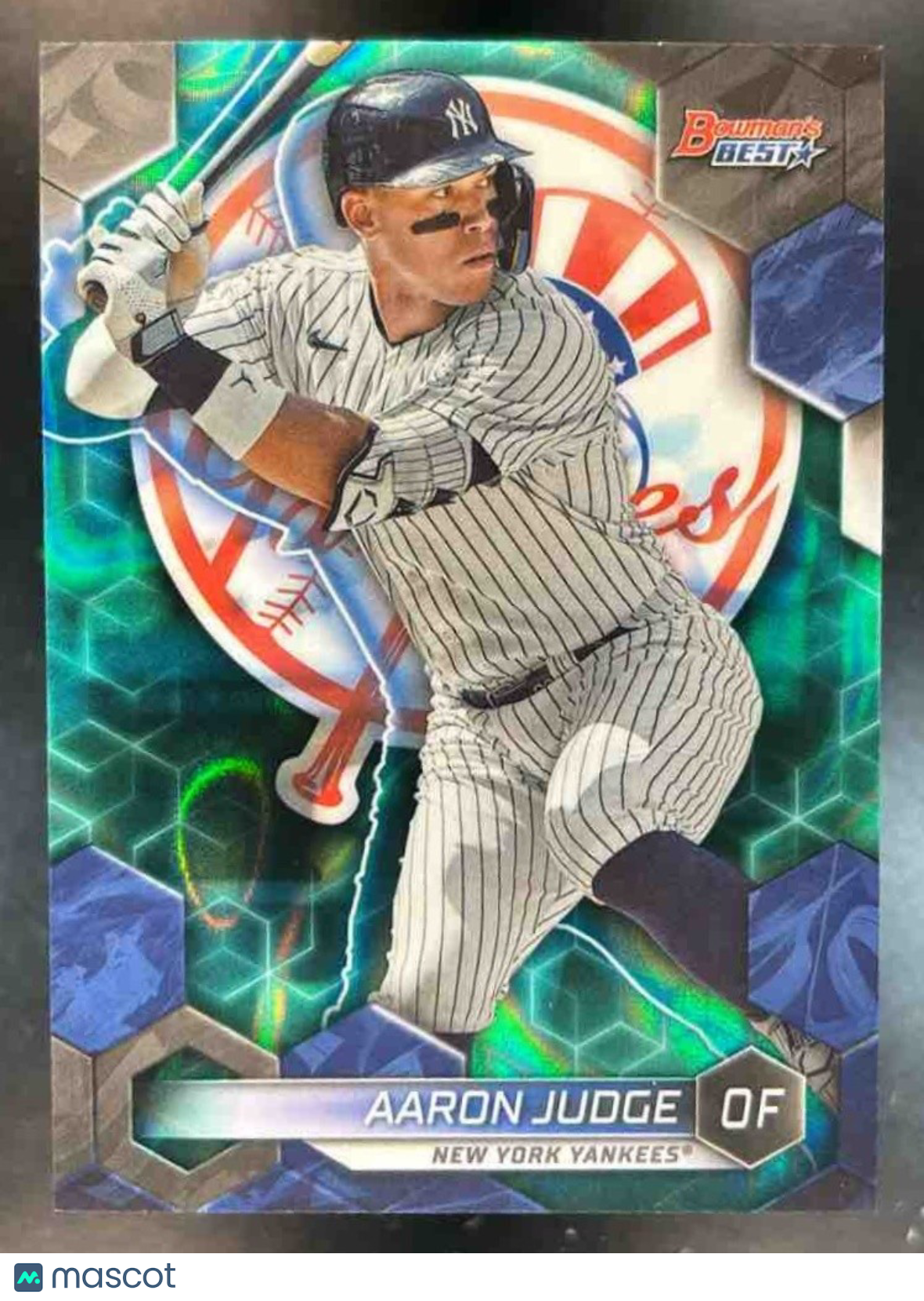 2023 Bowman's Best Aaron Judge Aqua Lava Refractor /199 #2 New York Yankees