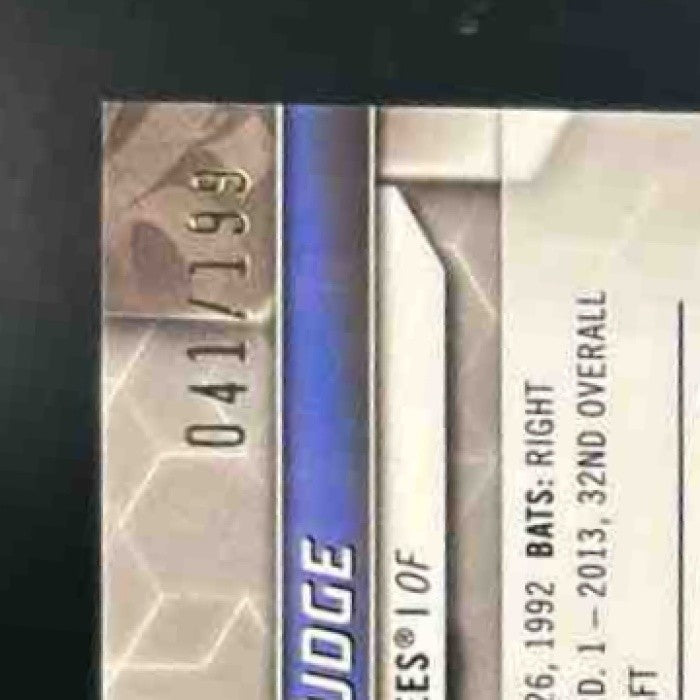2023 Bowman's Best Aaron Judge Aqua Lava Refractor /199 #2 New York Yankees
