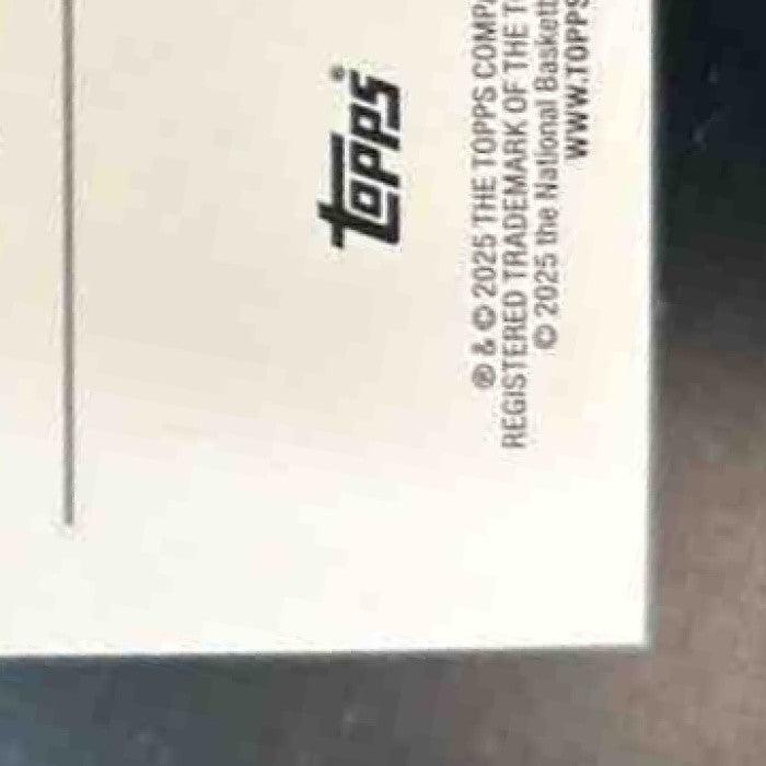 2025-26 Topps Cooper Flagg Blackout Variation #201 RC Mavericks Rookie