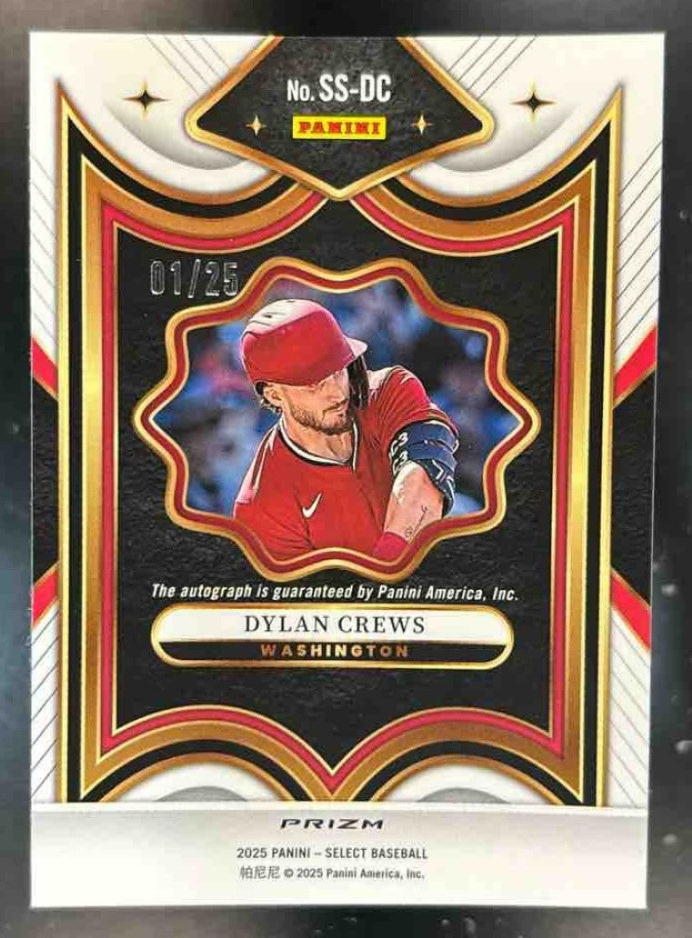 2025 Select Dylan Crews Signature Selections Tie-Dye 1/25 RC Auto Nationals