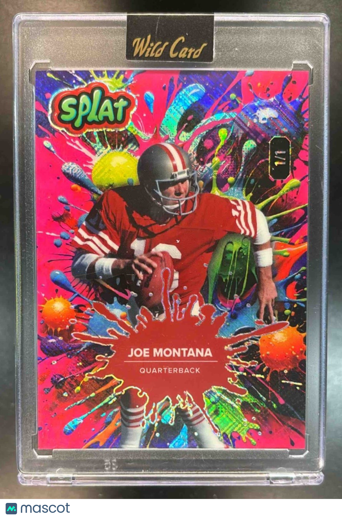 2025 Wild Card Splat Joe Montana 1/1