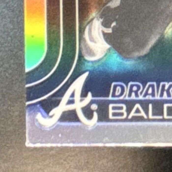 2025 Topps Chrome Update Drake Baldwin Negative Refractor #USC96 RC Braves